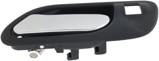 Interior Door Handle Front Left Chrome Lever/Black Housing - Dorman# 81586