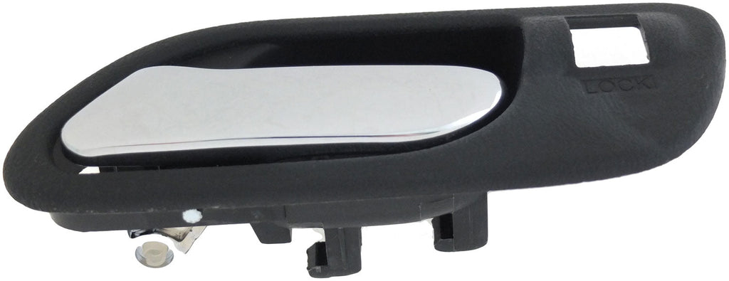Interior Door Handle Front Left Chrome Lever/Black Housing - Dorman# 81586