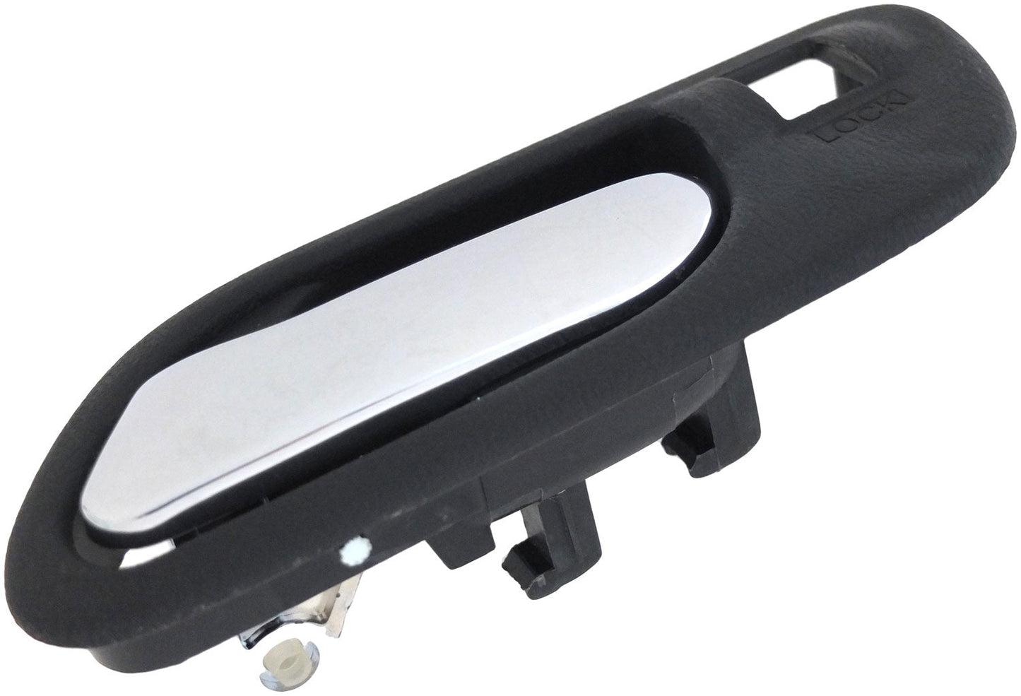 Interior Door Handle Front Left Chrome Lever/Black Housing - Dorman# 81586
