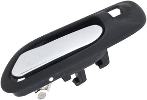 Interior Door Handle Front Left Chrome Lever/Black Housing - Dorman# 81586