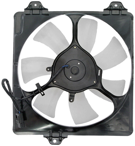 A/C Condenser Radiator Fan Assembly (Dorman 620-539) w/ Shroud, Motor & Blade