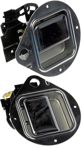 Chrome Front L&R Ext. Door Handles (Dorman 760-5401,5402) Fits 85-05 Peterbilt