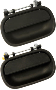 New Black L/R Exterior Door Handles (Dorman 760-5601 & 760-5602) 94-01 Isuzu
