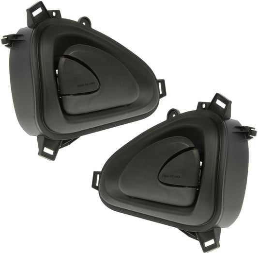 Two New Black Left & Right Interior Door Handles (Dorman 761-5103 & 761-5104)