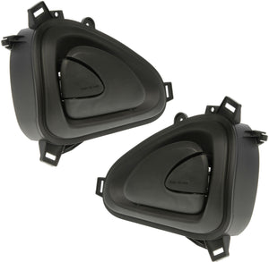Two New Black Left & Right Interior Door Handles (Dorman 761-5103 & 761-5104)