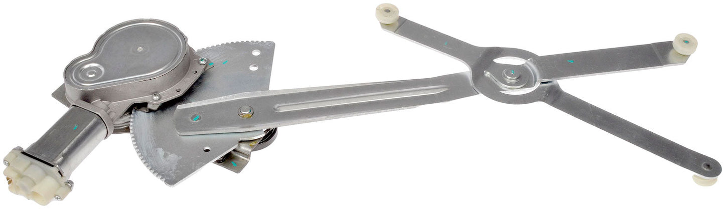 One Front Left Power Window Regulator With Motor Dorman 741-434