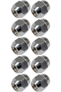 10 Wheel Nut M12-1.25 Acorn - 21mm Hex, 25.8mm Length (Dorman# 611-317)