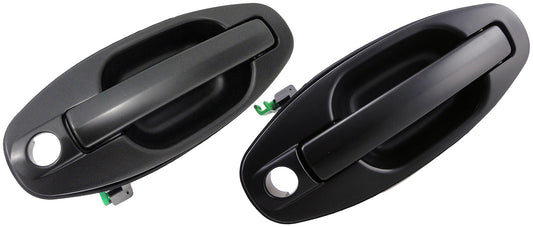 Front Left & Right Primed Black Exterior Door Handles (Dorman# 82256, 82259)