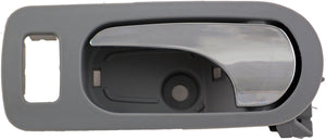 Interior Door Handle - Front Left - Chrome Lever+Gray Housing - Dorman 81826