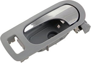 Interior Door Handle - Front Left - Chrome Lever+Gray Housing - Dorman 81826