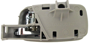 Interior Door Handle - Front Right - Chrome & Gray - Dorman 81857