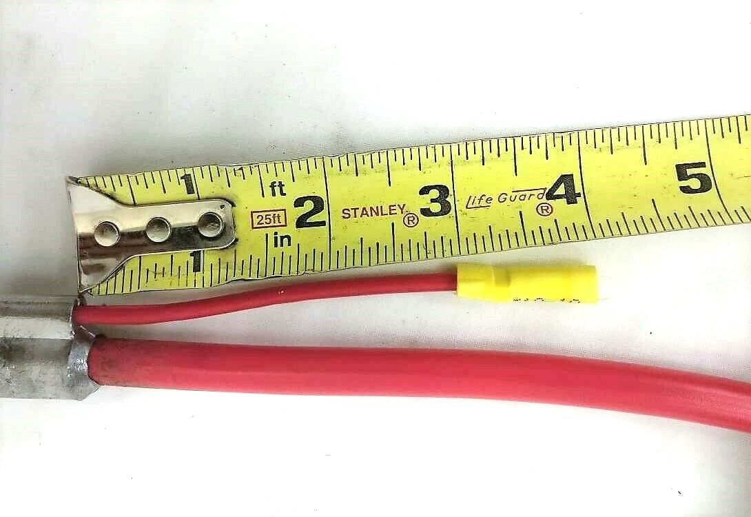 USA Made 65 inches Postive Battery Cable 4Gauge Side Terminal w/Aux Lead 4" 12Ga