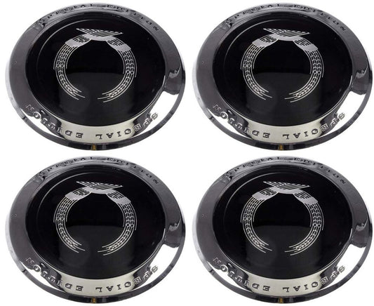 Four Chrome Wheel Center Caps (Dorman# 909-022)