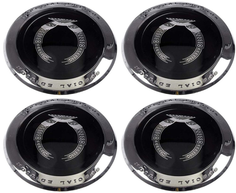 Four Chrome Wheel Center Caps (Dorman# 909-022)