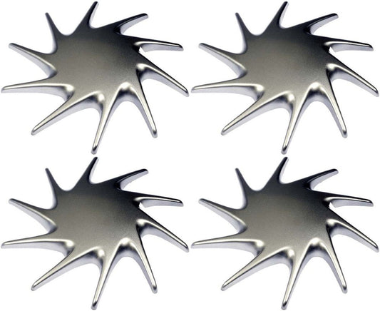 Four Silver Wheel Center Caps (Dorman# 909-040)