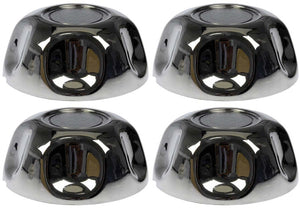 Four Chrome Wheel Center Caps (Dorman# 909-041)