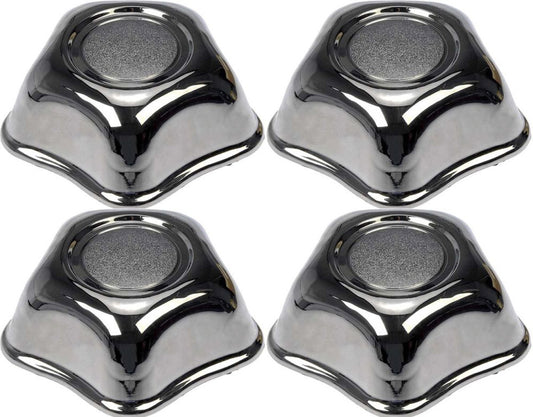 Four Chrome Wheel Center Caps (Dorman# 909-043)