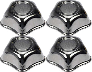 Four Chrome Wheel Center Caps (Dorman# 909-043)