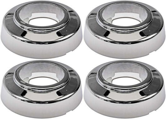 Four Chrome Wheel Center Caps (Dorman# 909-048)