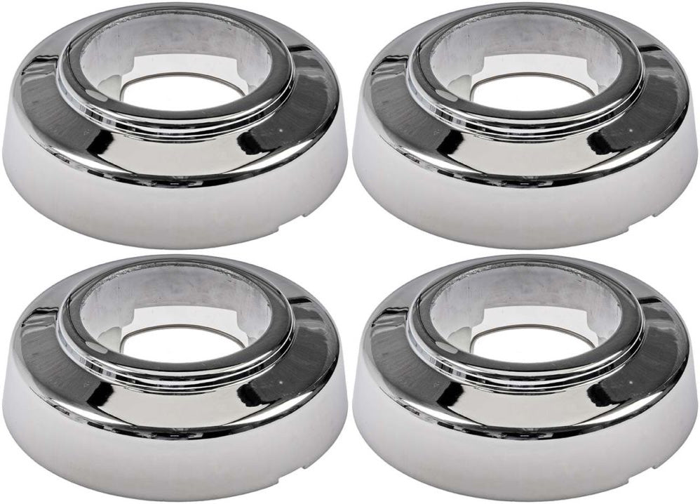 Four Chrome Wheel Center Caps (Dorman# 909-048)