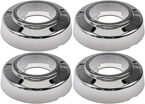 Four Chrome Wheel Center Caps (Dorman# 909-048)