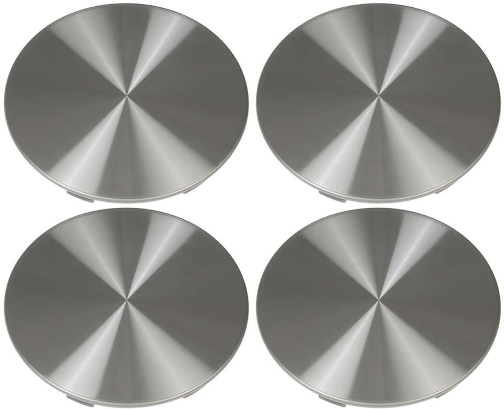 Four Brushed Aluminum Center Caps (Dorman# 909-049)