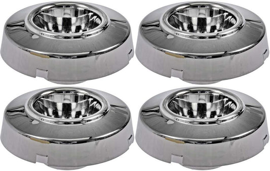 Four Chrome Wheel Center Caps (Dorman# 909-054)