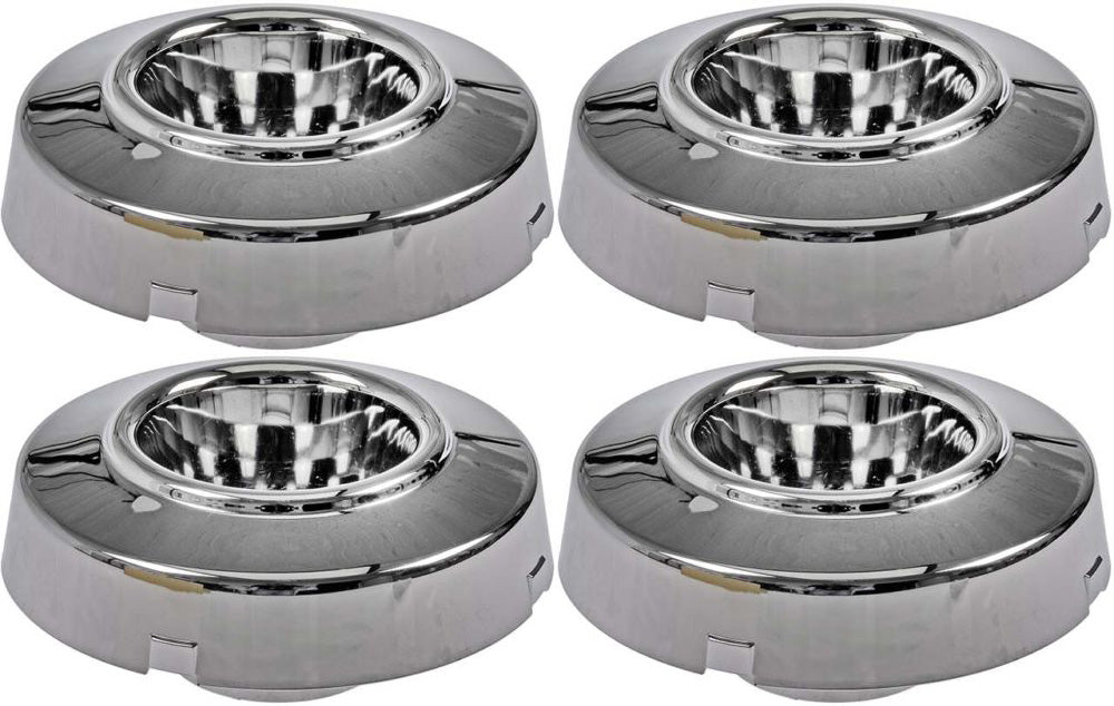 Four Chrome Wheel Center Caps (Dorman# 909-054)