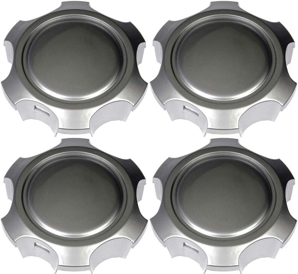 Four Silver Wheel Center Caps (Dorman# 909-111)