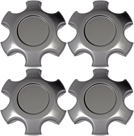 Four Silver Wheel Center Caps (Dorman# 909-113)