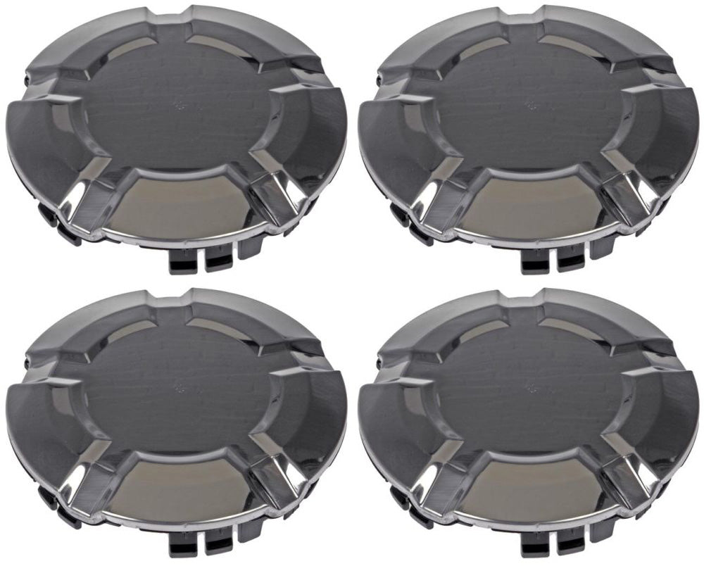 Four Chrome Wheel Center Caps (Dorman# 909-144)