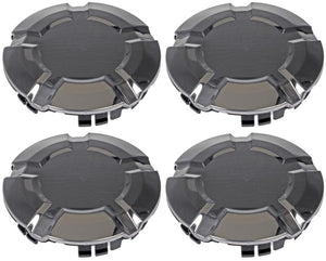 Four Chrome Wheel Center Caps (Dorman# 909-144)