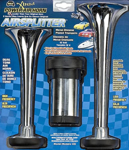 Airsplitter DTK Super Loud Dual-Tone Air Horn Kit - Wolo Model# 415-DTK