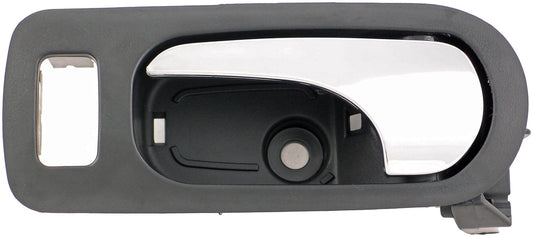 Front Left Interior Door Handle Chrome & Black (Ebony) - Dorman 81820