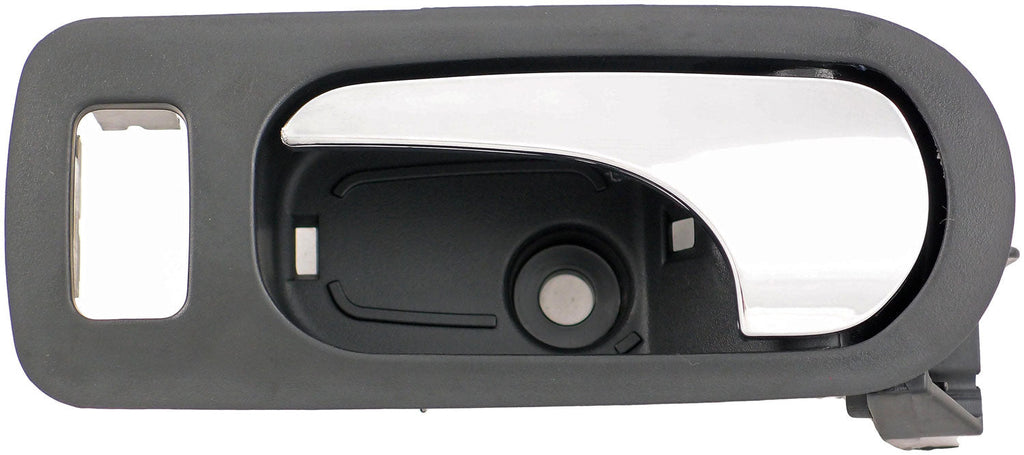 Front Left Interior Door Handle Chrome & Black (Ebony) - Dorman 81820