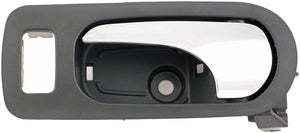 Front Left Interior Door Handle Chrome & Black (Ebony) - Dorman 81820