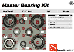 One New USA Made OEM Differential Bearing Kit - 74067009