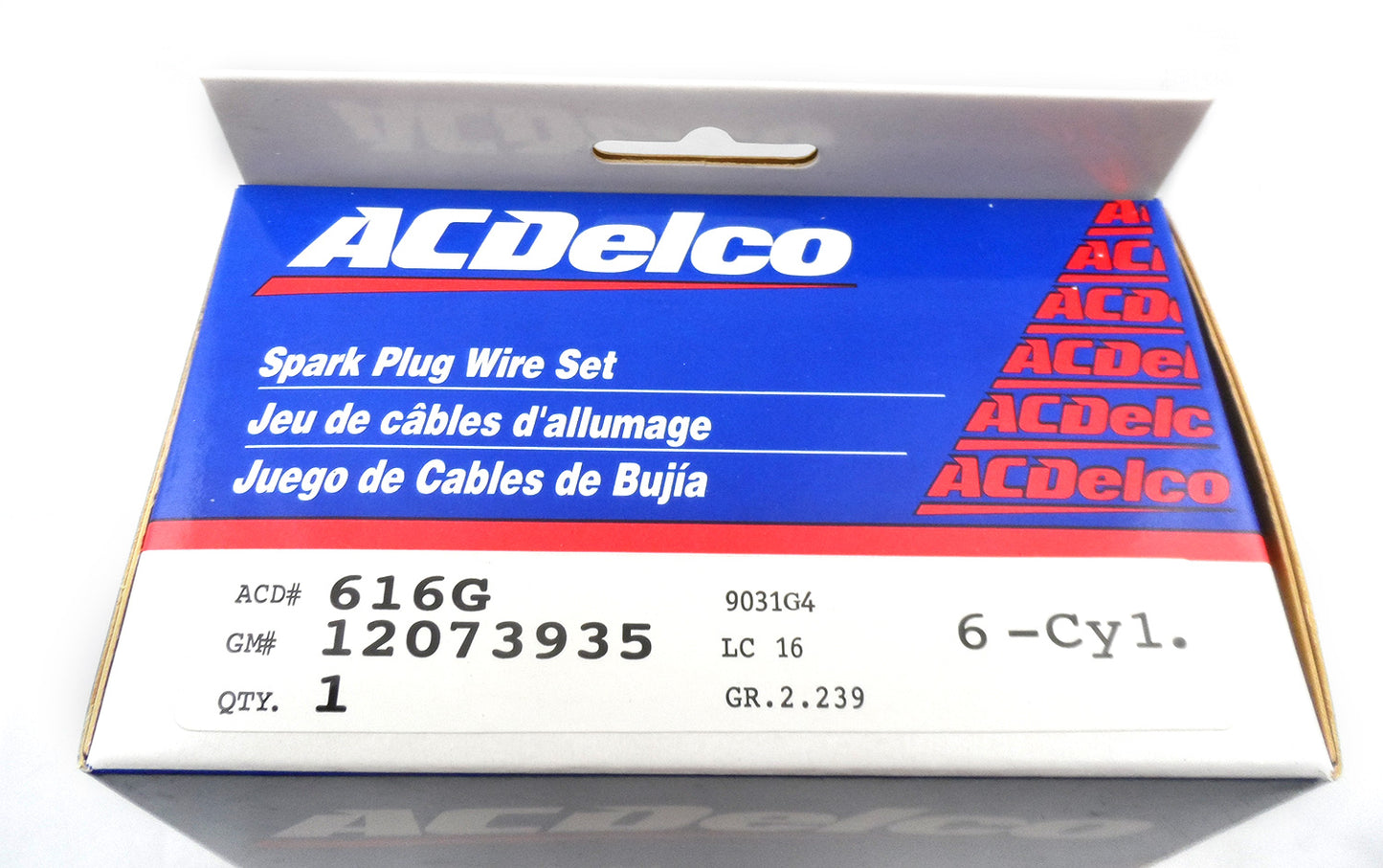 New ACDelco Spark Plug Wire Set 616G 19154576 in Original Box