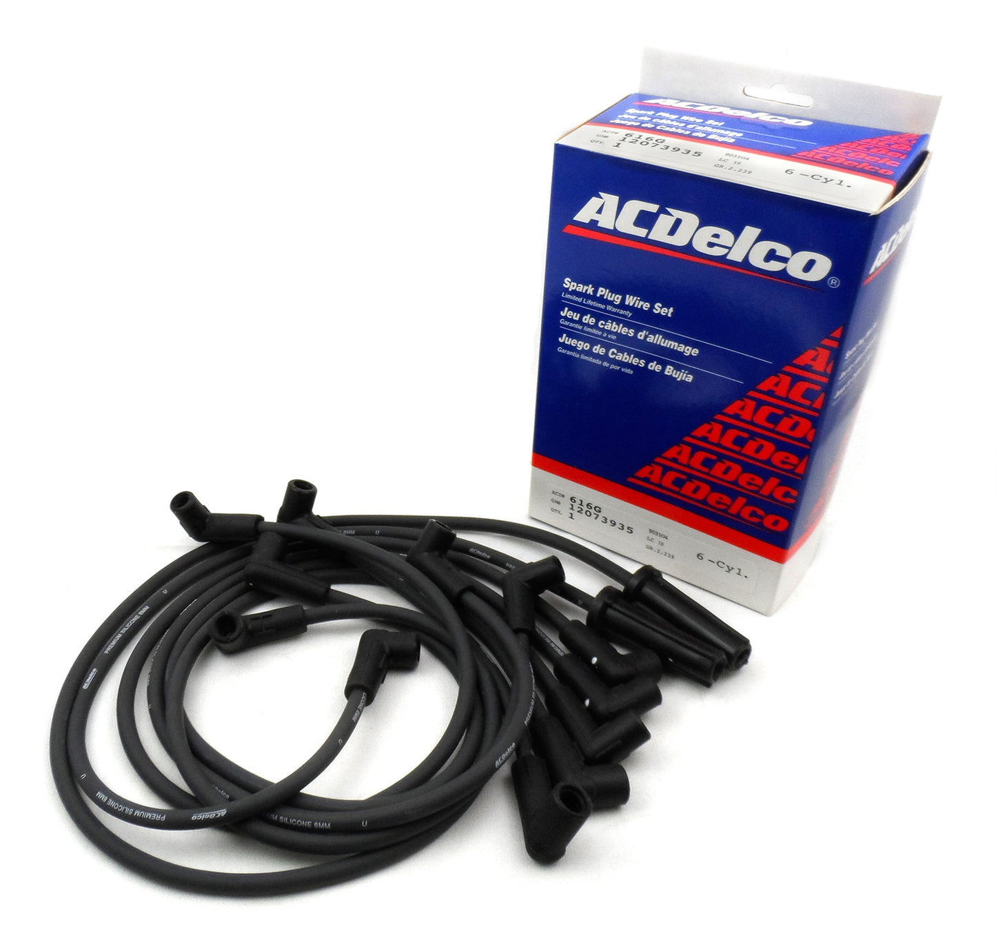 New ACDelco Spark Plug Wire Set 616G 19154576 in Original Box