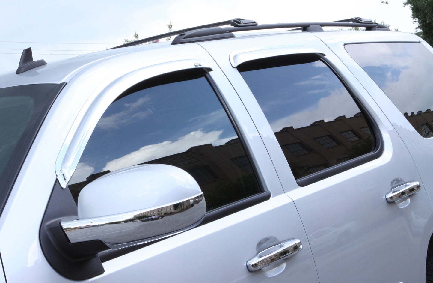 NEW CHROME VENTVISOR - 4PC - AVS# 684514