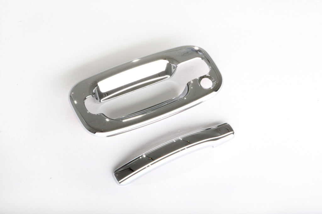 NEW CHROME DOOR HANDLE COVERS-2DR - AVS# 685105