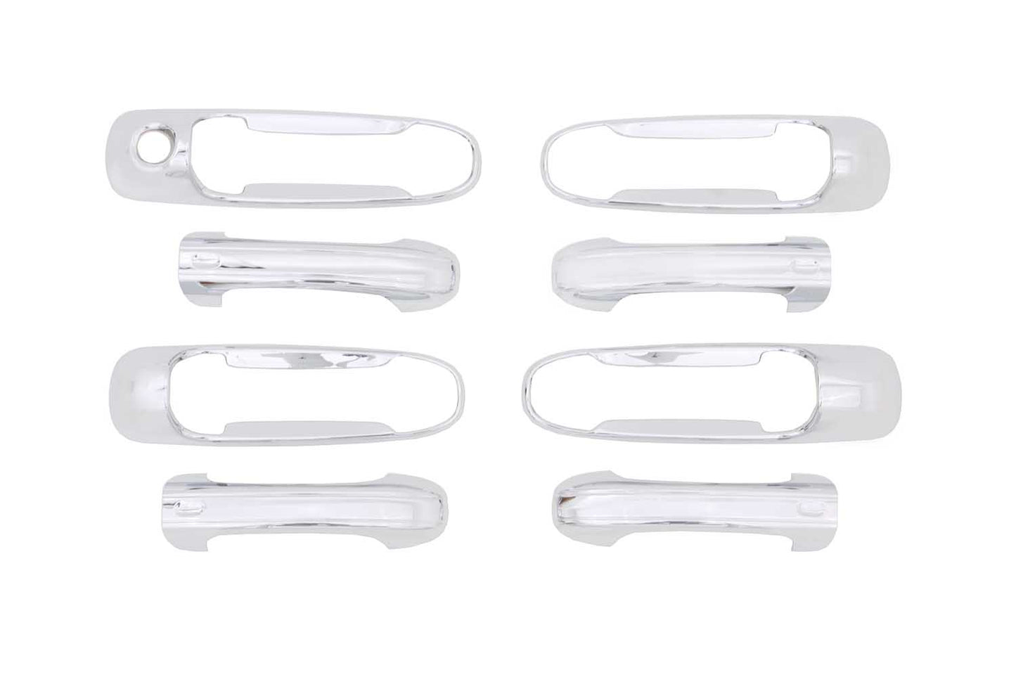 NEW CHROME DOOR HANDLE COVERS-4DR - AVS# 685209