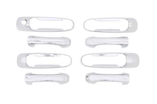 NEW CHROME DOOR HANDLE COVERS-4DR - AVS# 685209