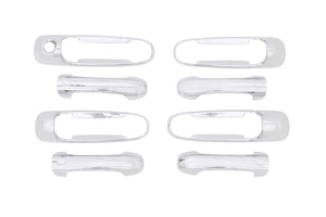 NEW CHROME DOOR HANDLE COVERS-4DR - AVS# 685209