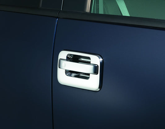 NEW CHROME DOOR HANDLE COVERS-2DR - AVS# 685301
