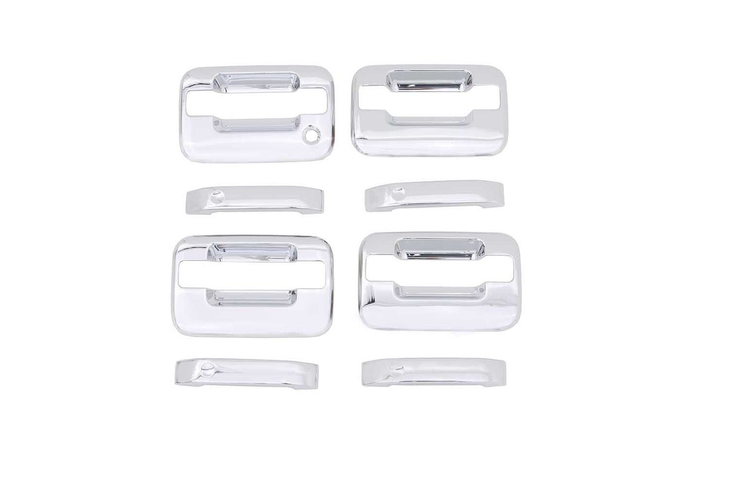 NEW CHROME DOOR HANDLE COVERS-4DR - AVS# 685302
