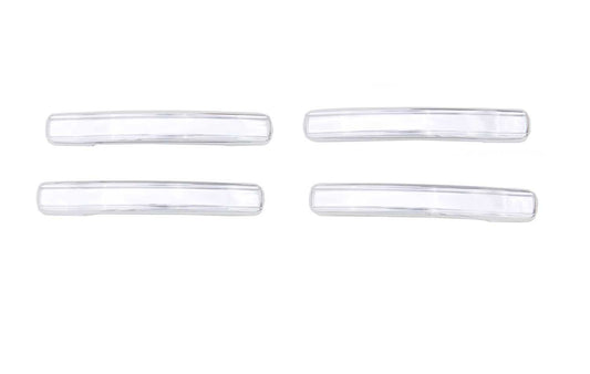 NEW CHROME DOOR LEVER COVERS-4DR - AVS# 685406