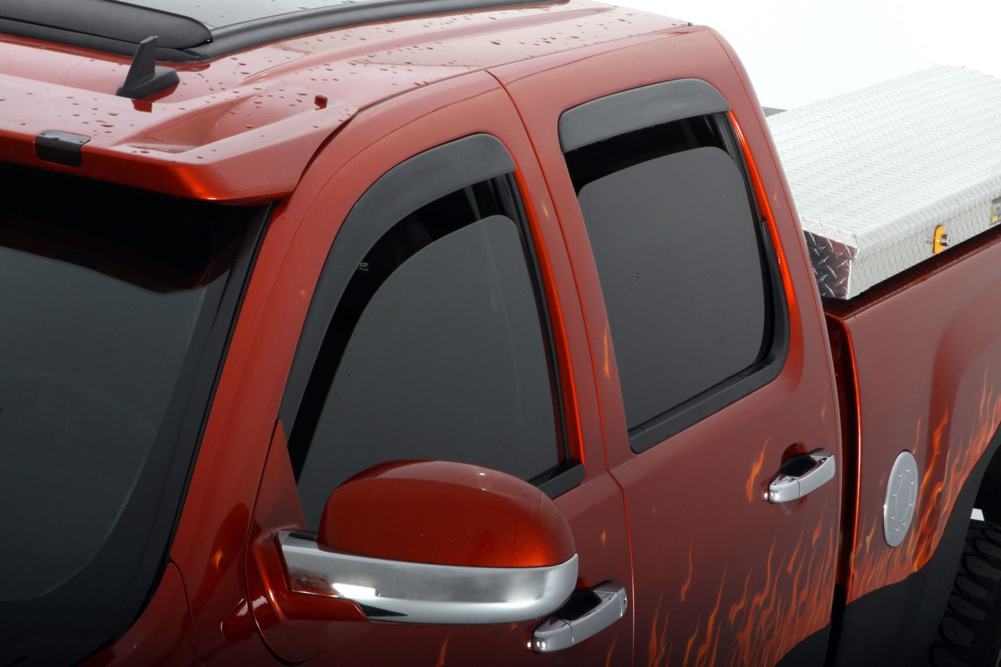 NEW LOW-PROFILE VENTVISR 4PC SMOKE - AVS# 894007