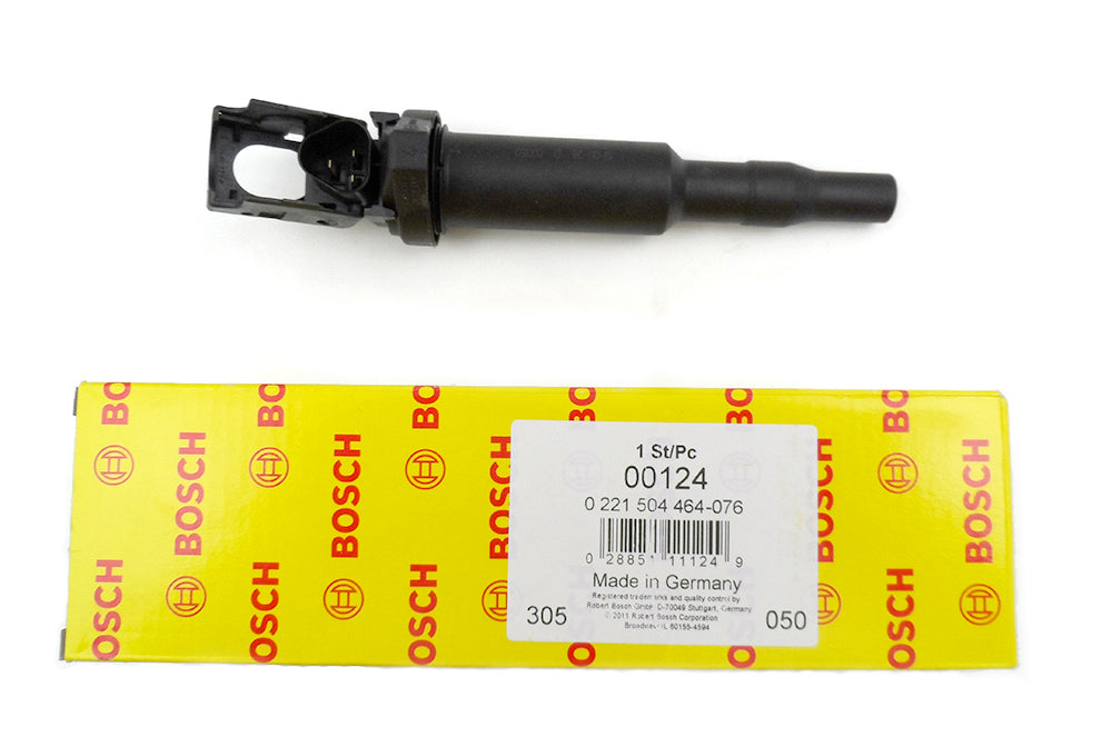 One New Bosch BMW Ignition Coil 00124 in Original Box 0221504464 12131712219