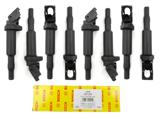 Eight New Bosch BMW Ignition Coils 00124 in Original Box 0221504464 12131712219